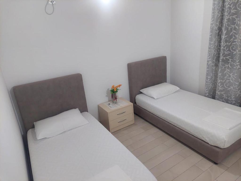 Postel nebo postele na pokoji v ubytování Villa 69 - Jonufer