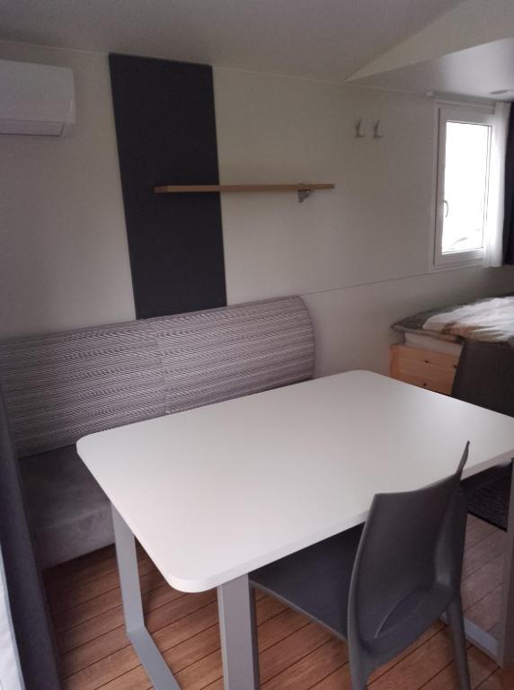 Posezení v ubytování Tinyhaus Leo