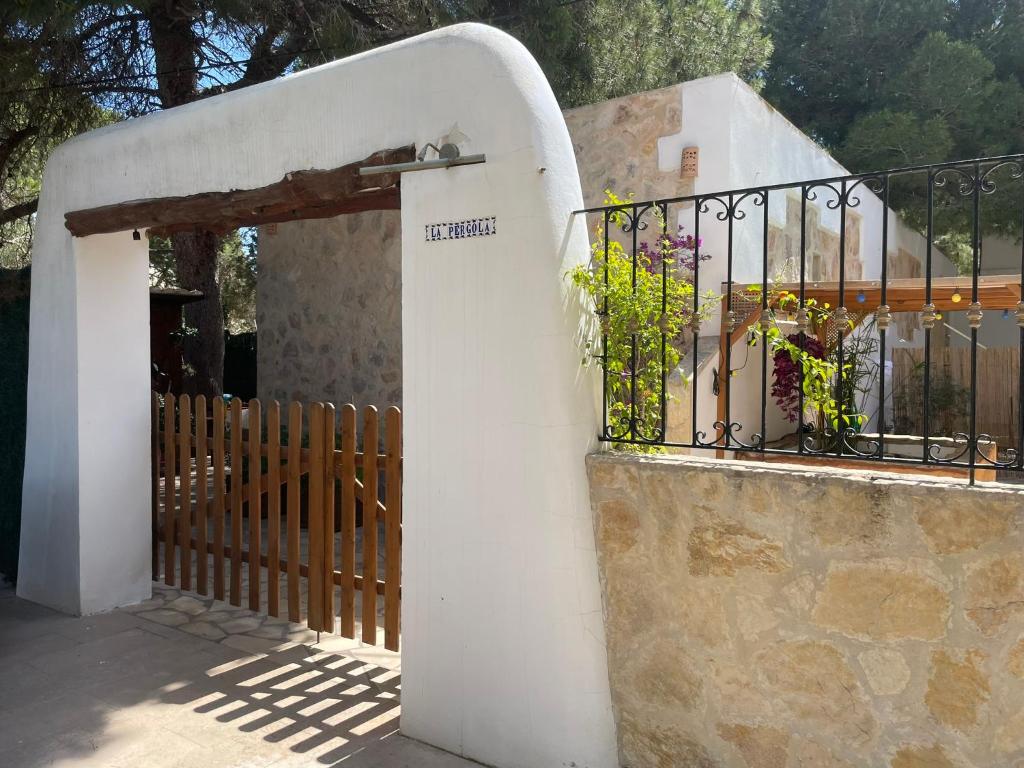 Balkón nebo terasa v ubytování La Pérgola Habitaciones Rústicas