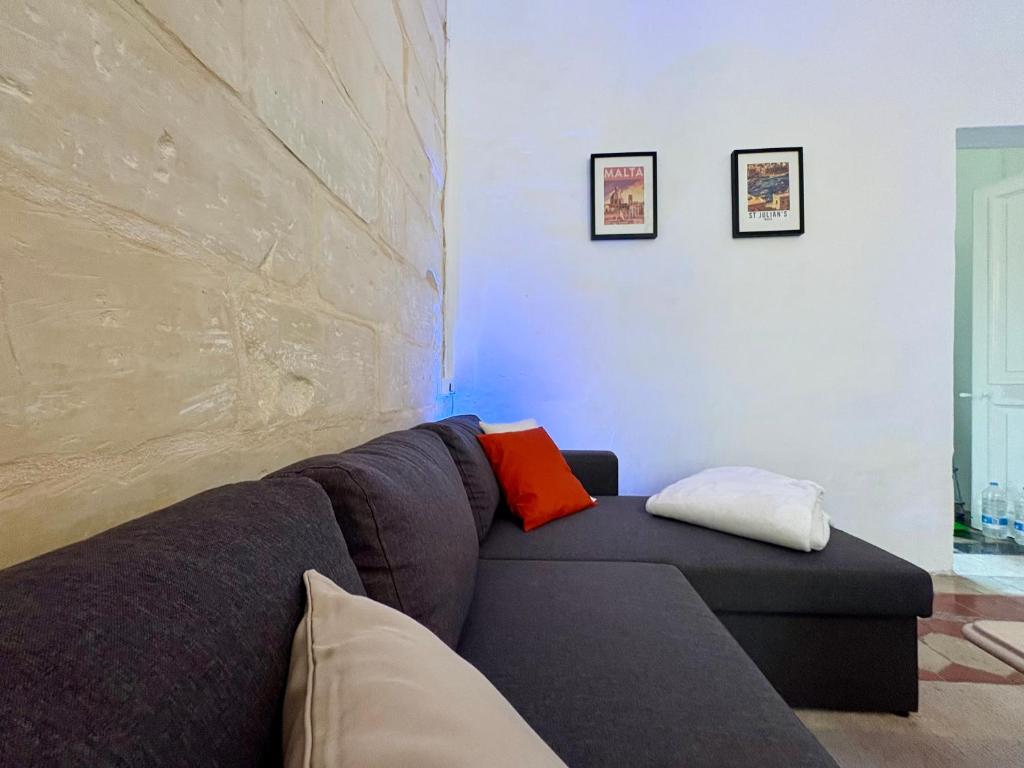 Posezení v ubytování House IL Bahar