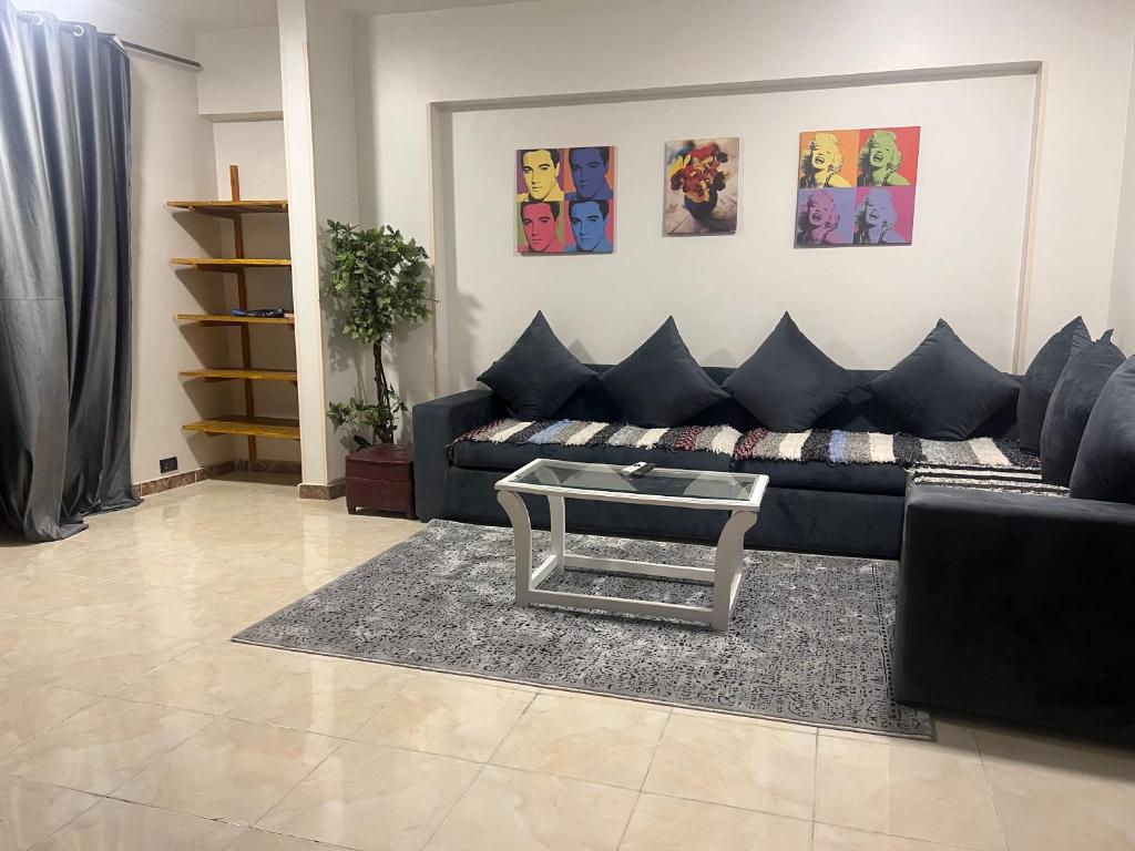 Posezení v ubytování Mohamed Home