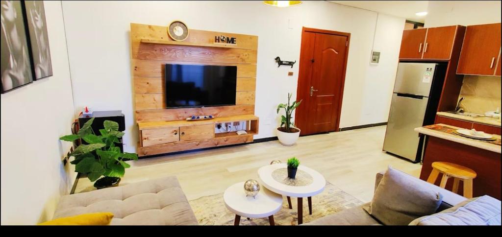 Kuchyň nebo kuchyňský kout v ubytování Bole central nest