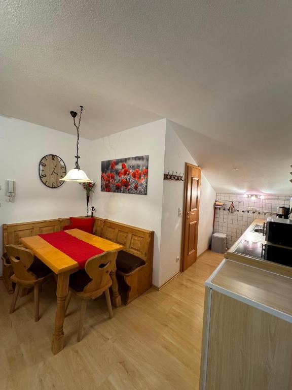 Cucina o angolo cottura di Gästehaus Arnspitzblick