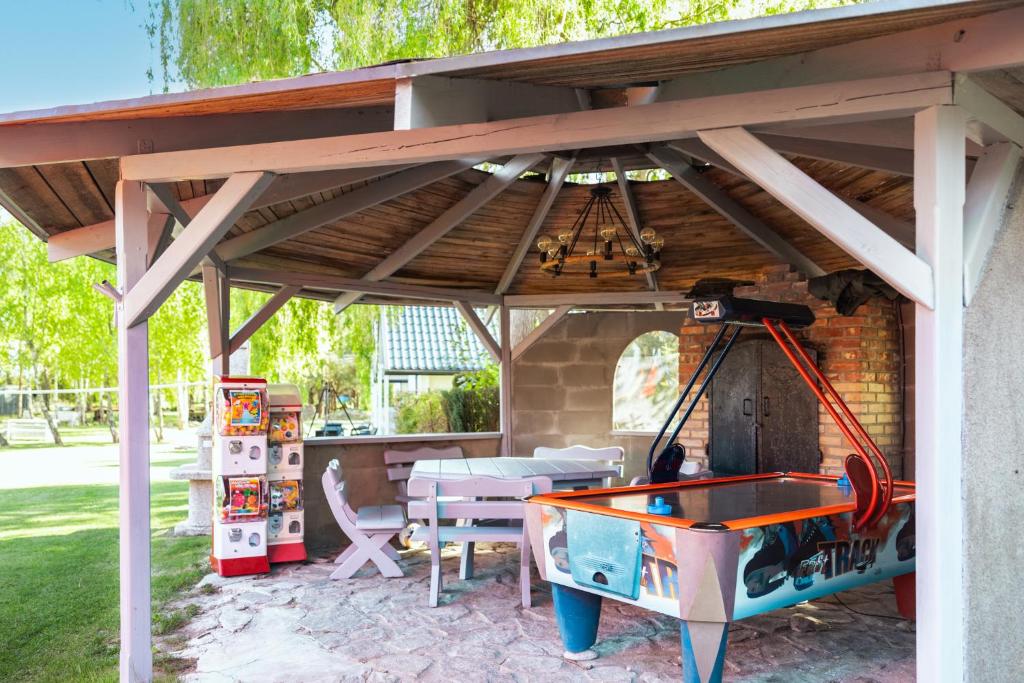 Patio nebo venkovní prostory v ubytování Domki OAZA