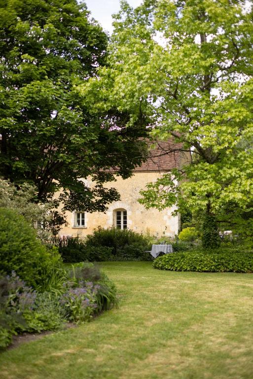 Zahrada ubytování Le Manoir du Plessis