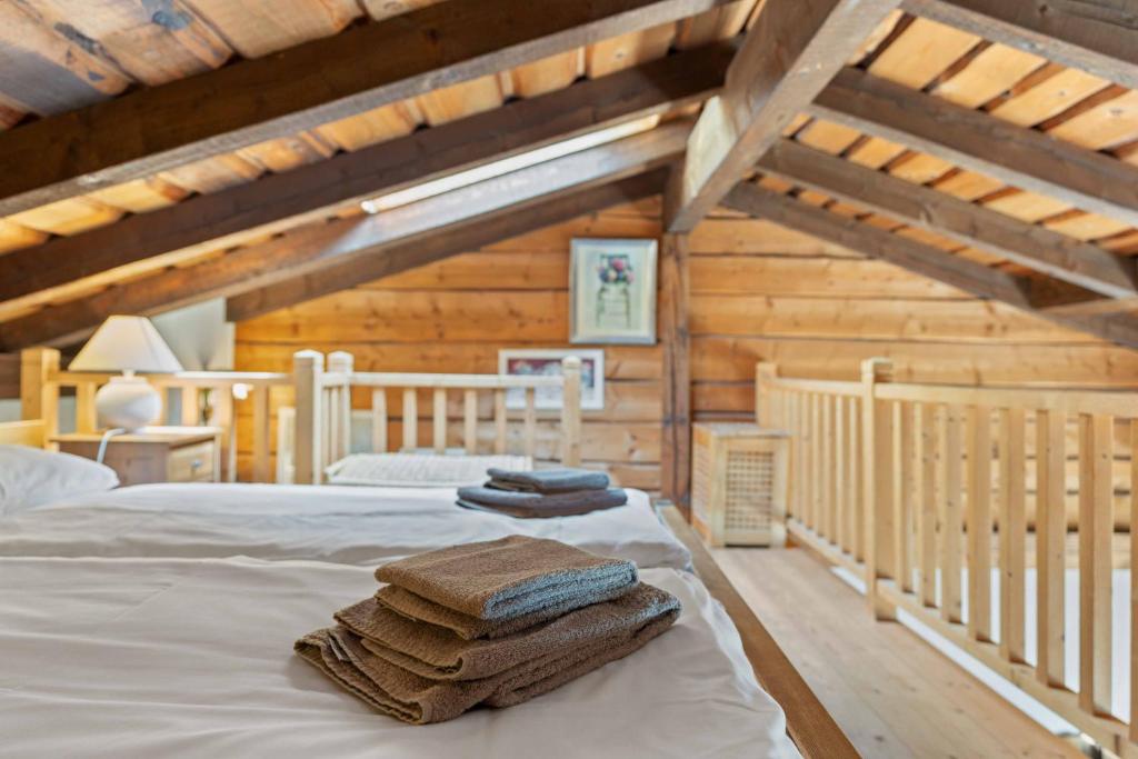 Postel nebo postele na pokoji v ubytování Residenza Paradiso App 1000