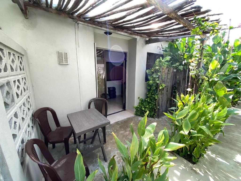 Balkón nebo terasa v ubytování Casa de Playa Manecal
