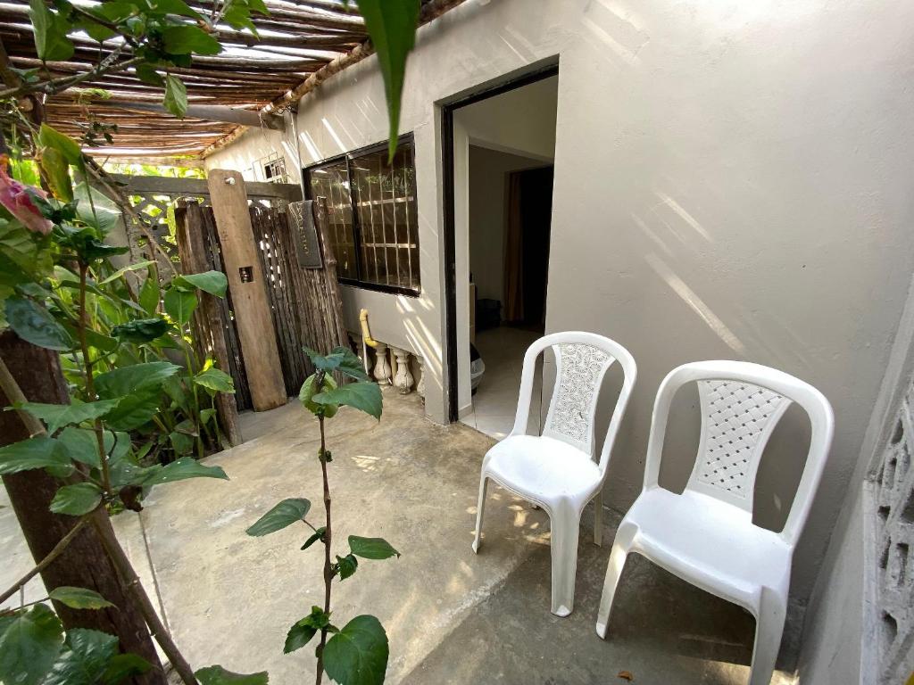 Patio nebo venkovní prostory v ubytování Casa de Playa Manecal