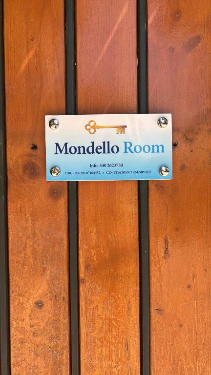 Certifikát, hodnocení, plakát nebo jiný dokument vystavený v ubytování Mondello Room