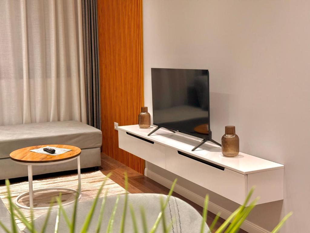 TV a/nebo společenská místnost v ubytování Comfort Inn Hotel