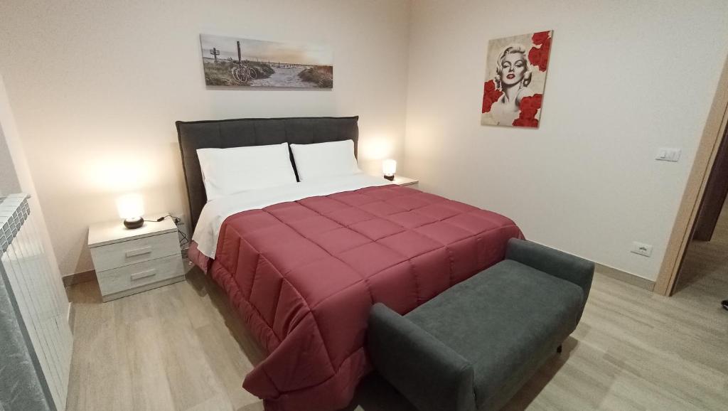 Posteľ alebo postele v izbe v ubytovaní Gelsonero Apartments