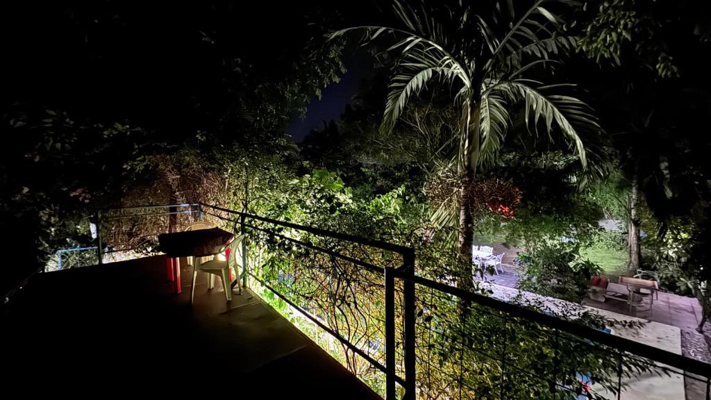 Κήπος έξω από το Chambres en Ville
