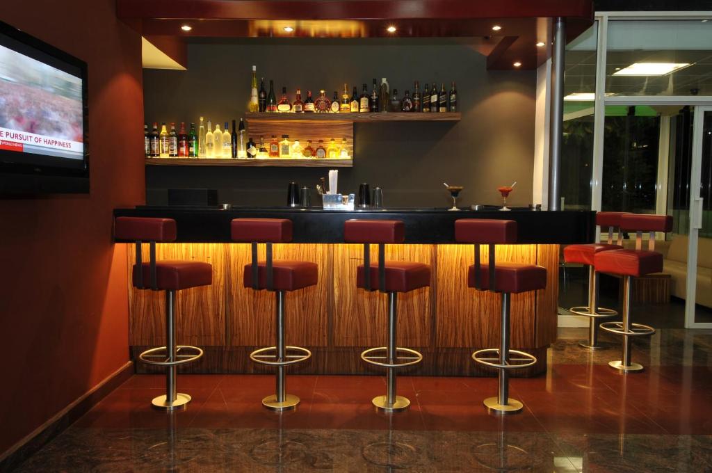 Lounge nebo bar v ubytování Suite Hotel Chrome - Beirut