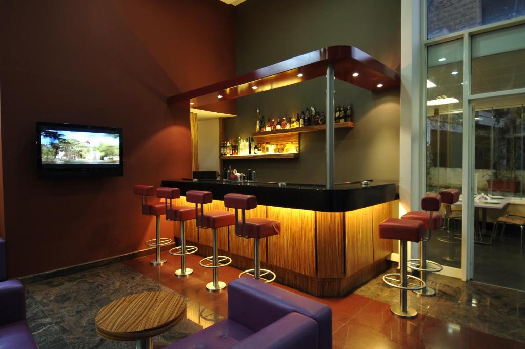 Lounge nebo bar v ubytování Suite Hotel Chrome - Beirut