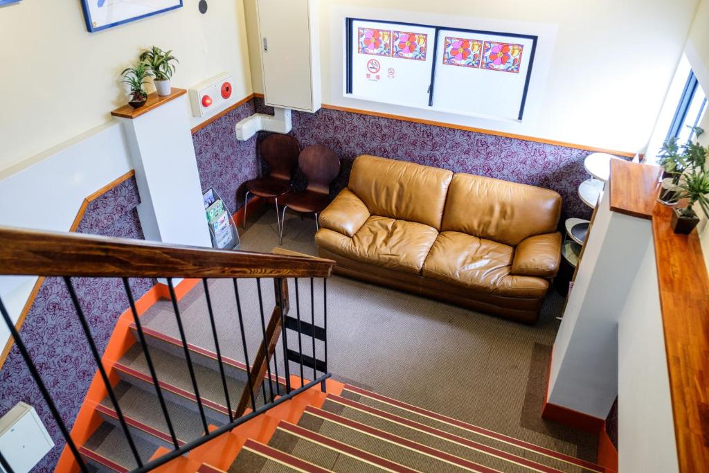 Posezení v ubytování Yokohama Hostel Village Hayashi-Kaikan