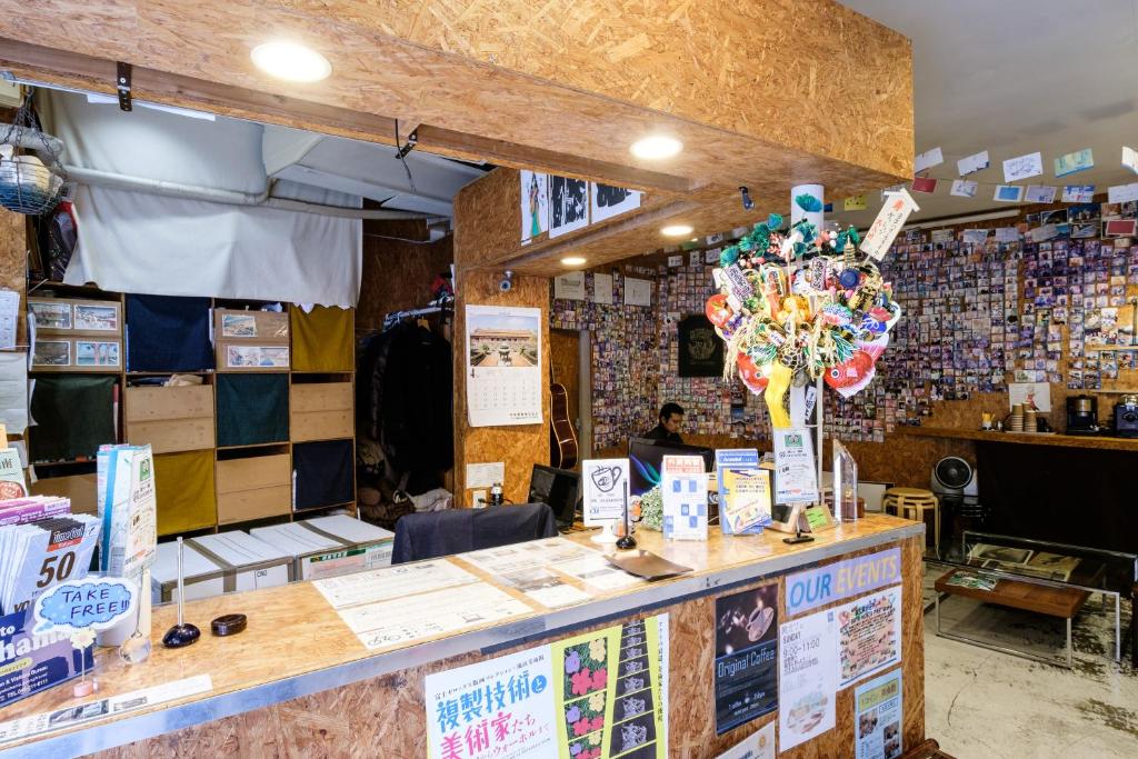 Lounge nebo bar v ubytování Yokohama Hostel Village Hayashi-Kaikan
