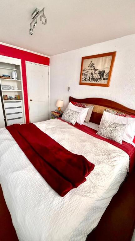 Postel nebo postele na pokoji v ubytování MYSTIC LODGING Habitaciones privadas con baño