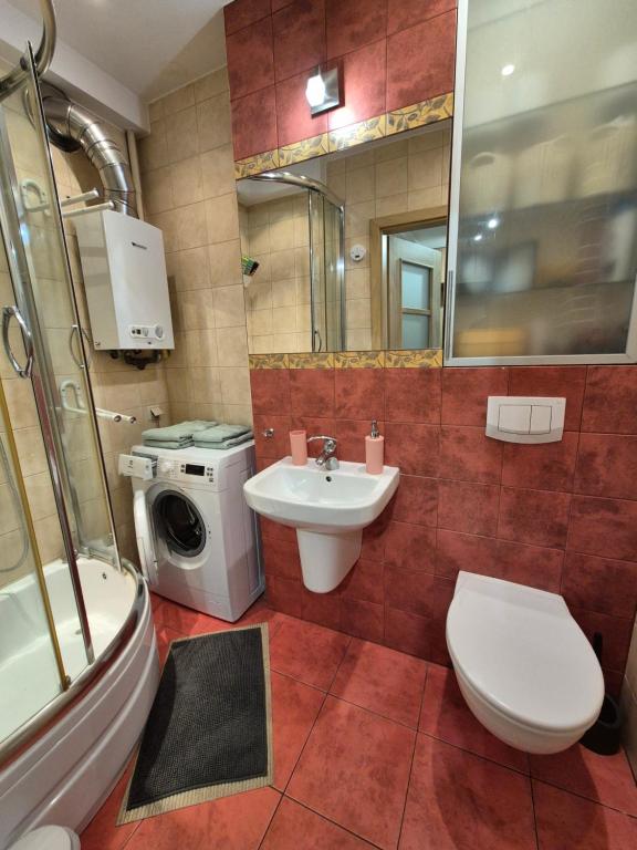 Kúpeľňa v ubytovaní Apartament Juliusz