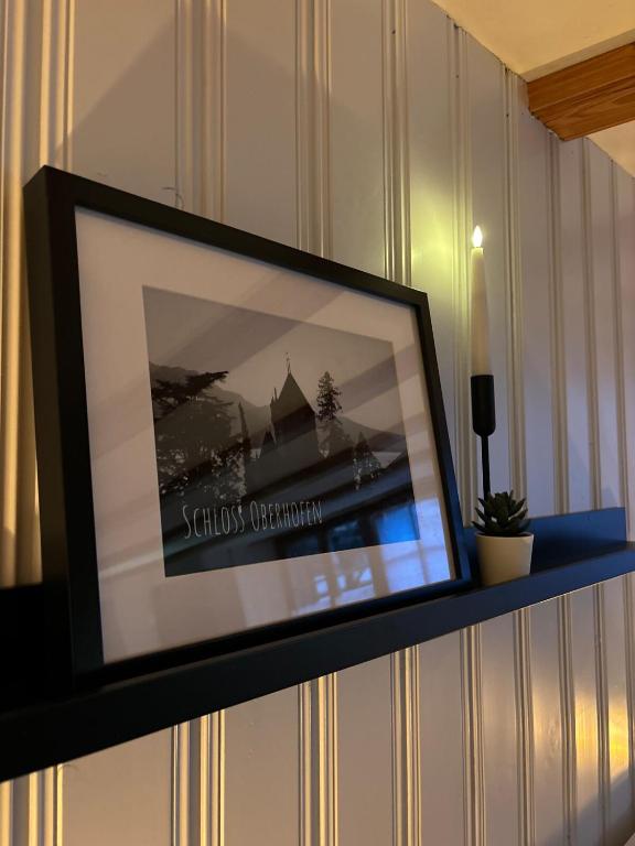 TV a/nebo společenská místnost v ubytování Dahei am See
