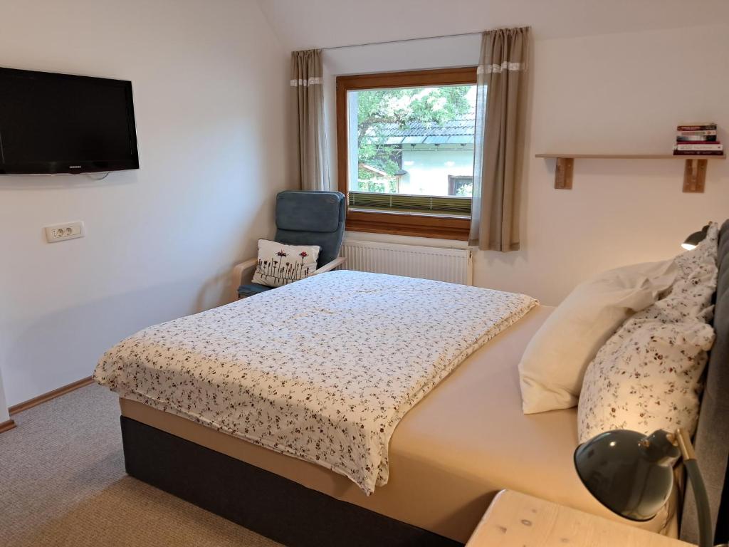 Postel nebo postele na pokoji v ubytování Apartments Markež