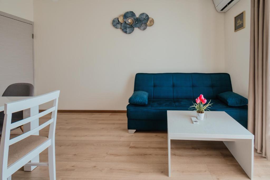 Posezení v ubytování Luxury Apartments Vili