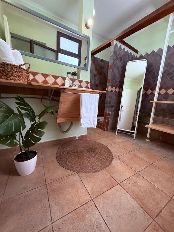 Kúpeľňa v ubytovaní Vacacionales Vegueta