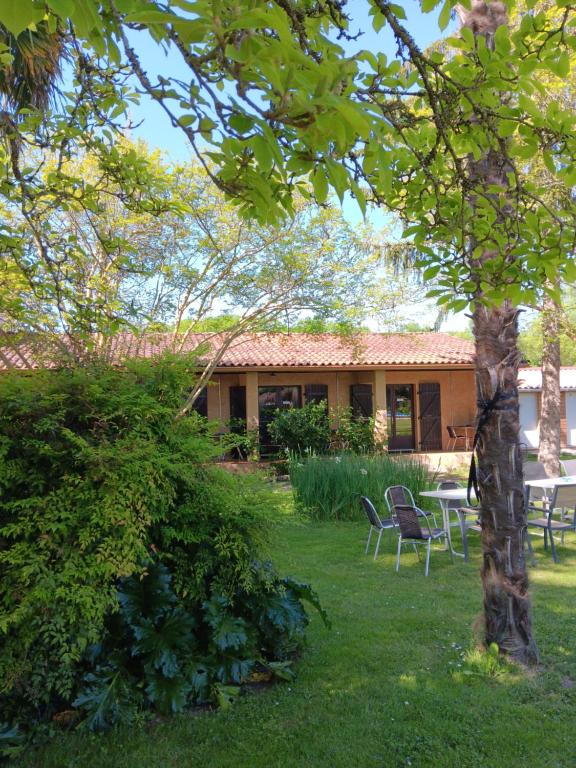 Zahrada ubytování Le Moulin du Comte