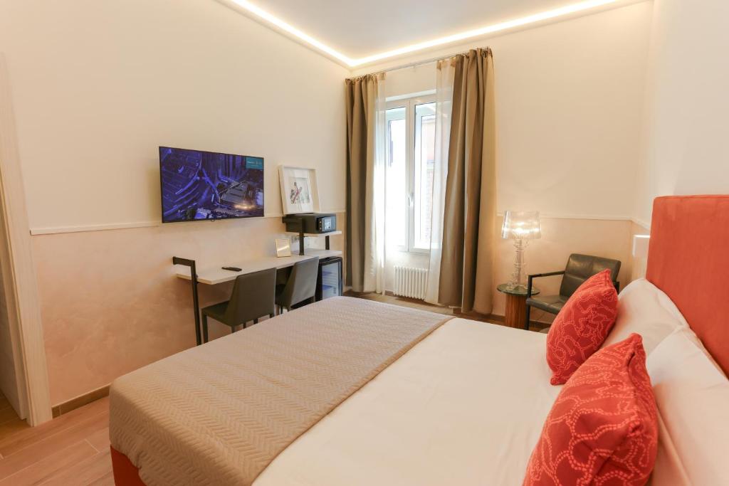 Llit o llits en una habitació de B&B Smart Rooms