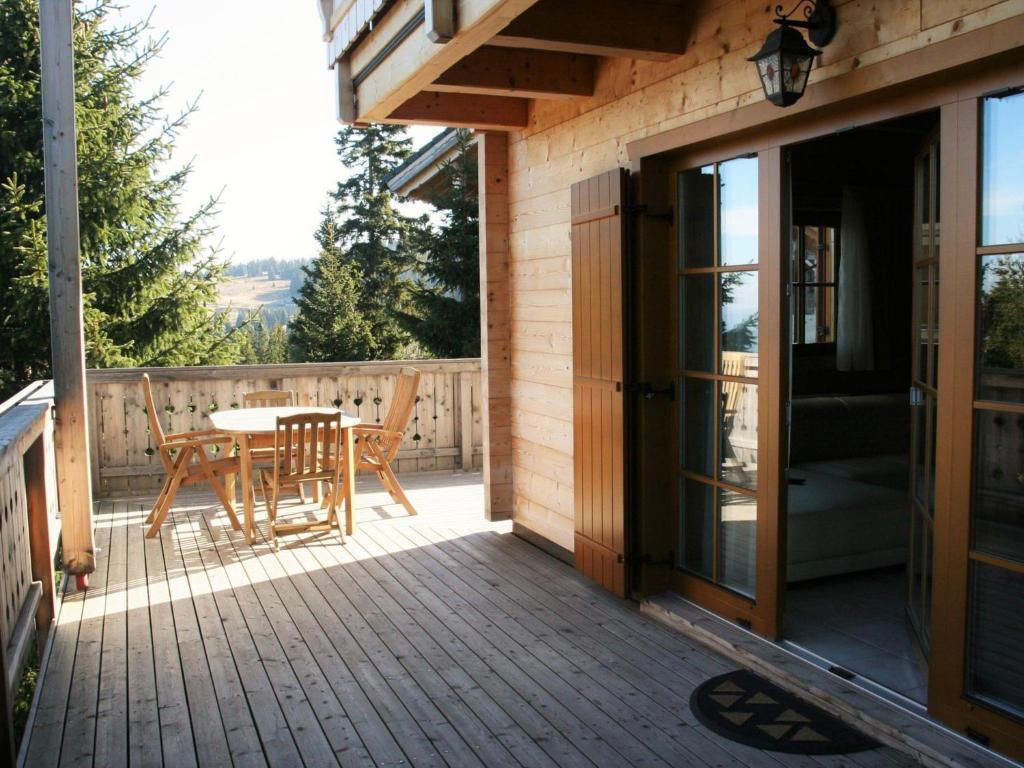 Balkón alebo terasa v ubytovaní Chalet Bergoase