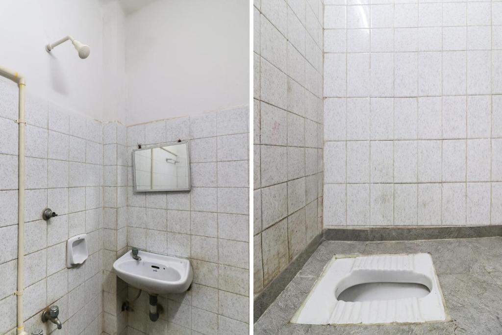 Koupelna v ubytování Hotel O Jayanthi Mansion