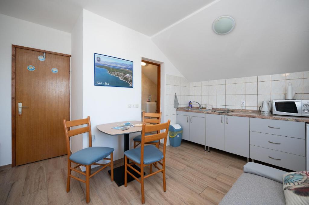 Kuchyňa alebo kuchynka v ubytovaní Apartment Vrsi - Mulo 3276a