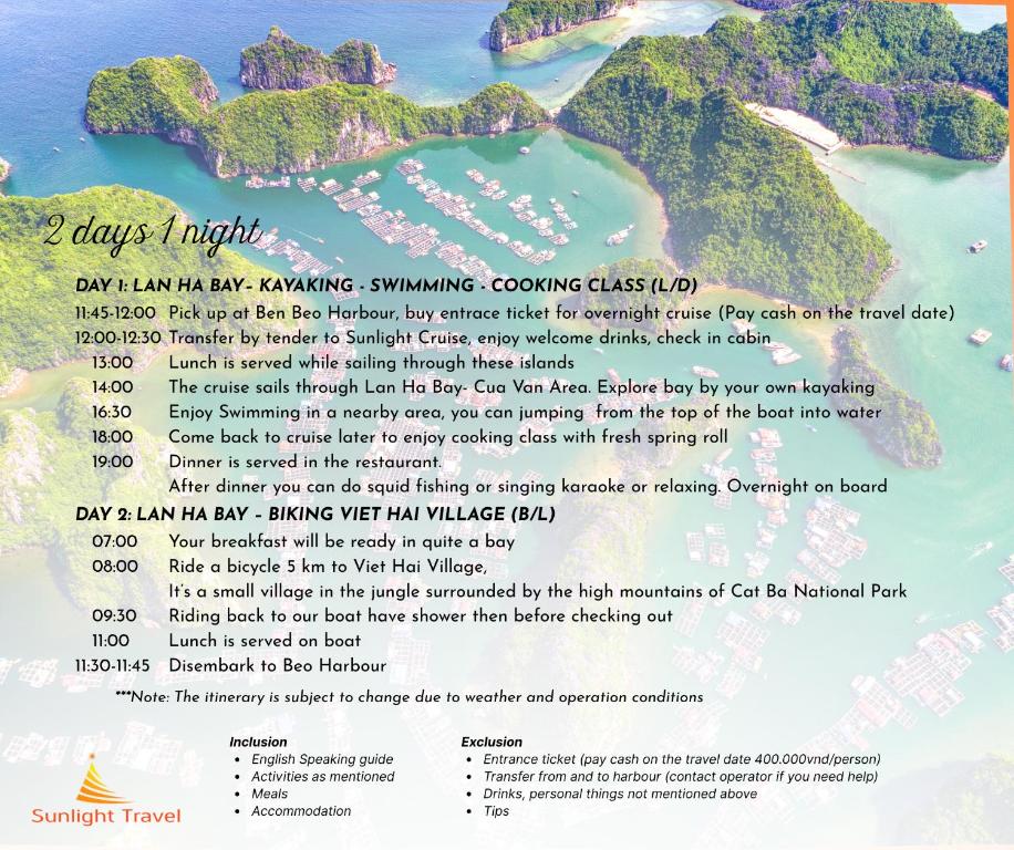 Sunlight Boutique Cruise - Cat Ba island - 8