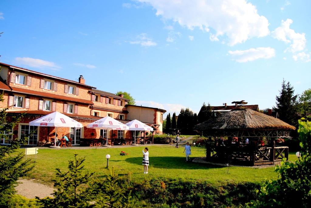 Zahrada ubytování Hotelik Wulpink Majdy Olsztyn
