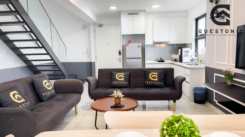 Kuchyň nebo kuchyňský kout v ubytování EkoCheras Cozy Suite by GUESTONIC