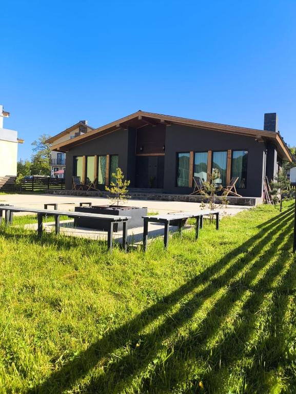 Zahrada ubytování TwinSide Chalet Bakuriani