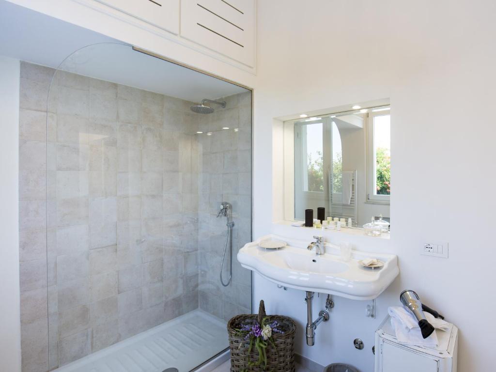 Kúpeľňa v ubytovaní Palazzo Cacace Relais