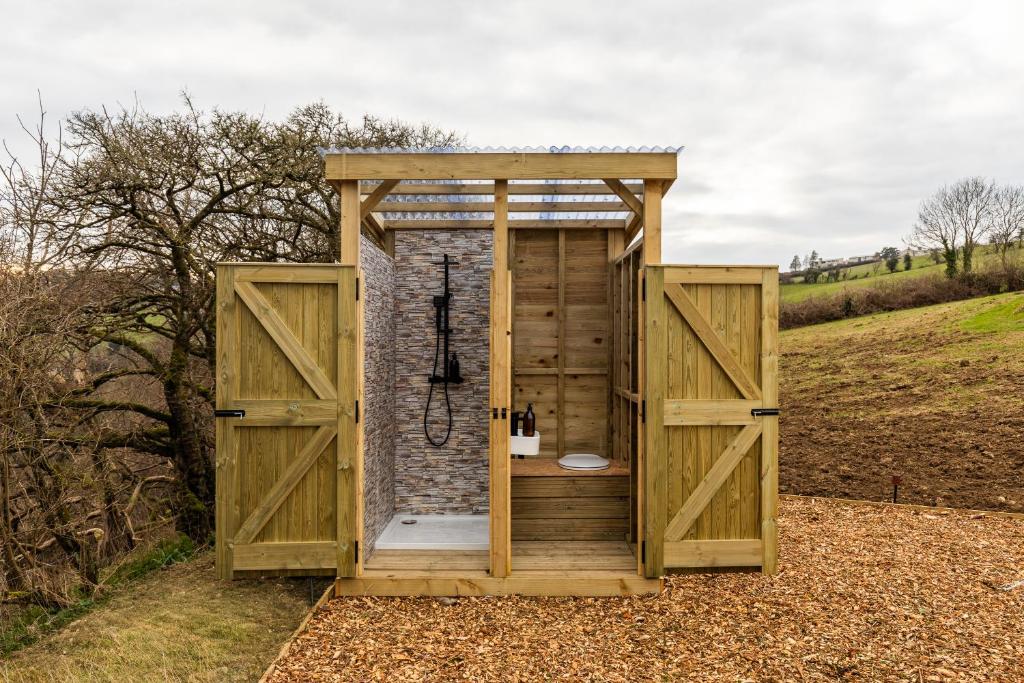 Zahrada ubytování Charlcombe Valley Orchards Glamping