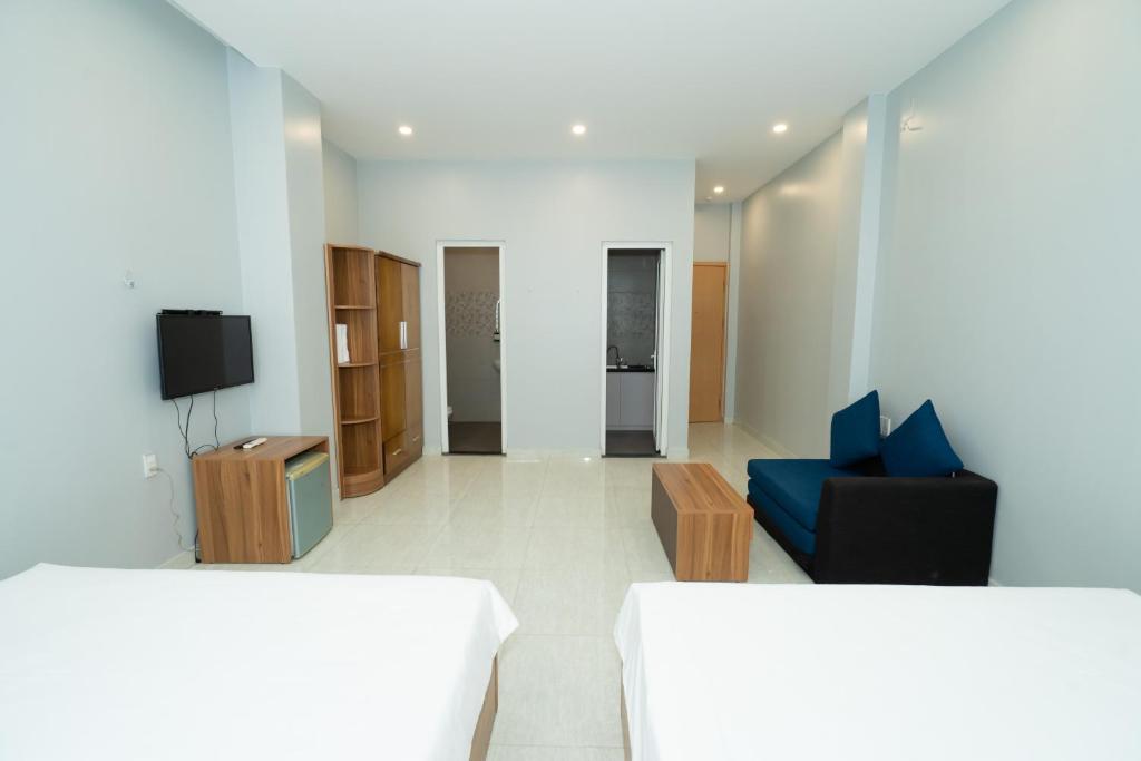 Postel nebo postele na pokoji v ubytování Bona Hostel
