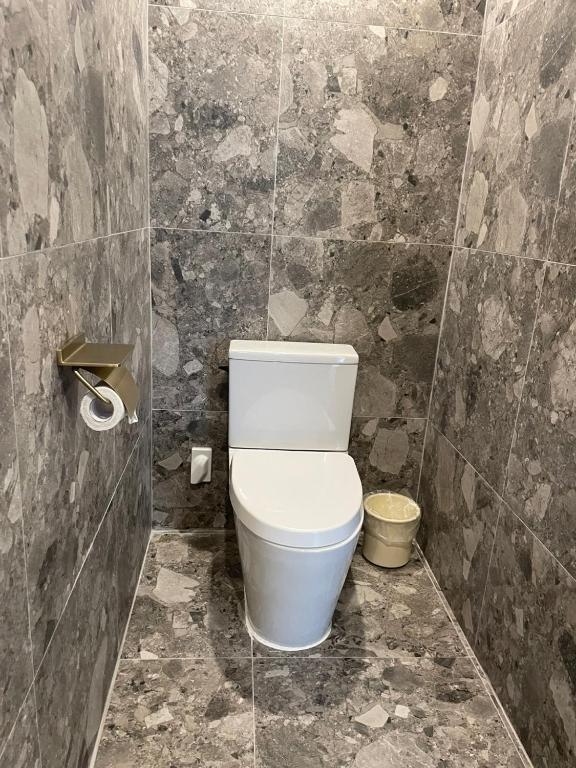 Koupelna v ubytování Hotel Badada