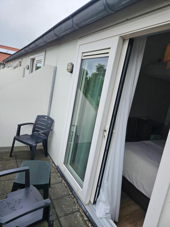 Balkón nebo terasa v ubytování Hotel Dolores Ameland