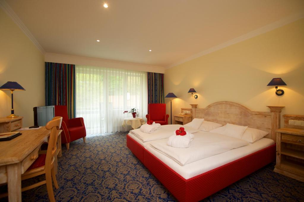 Postel nebo postele na pokoji v ubytování Aktiv Hotel Schweiger