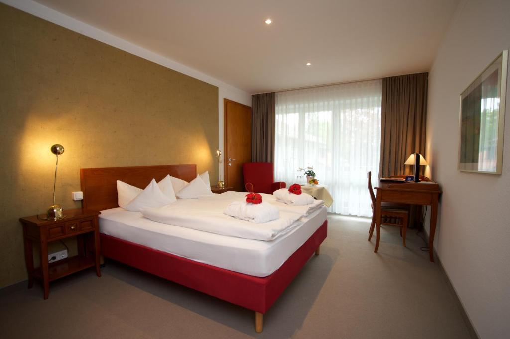 Postel nebo postele na pokoji v ubytování Aktiv Hotel Schweiger