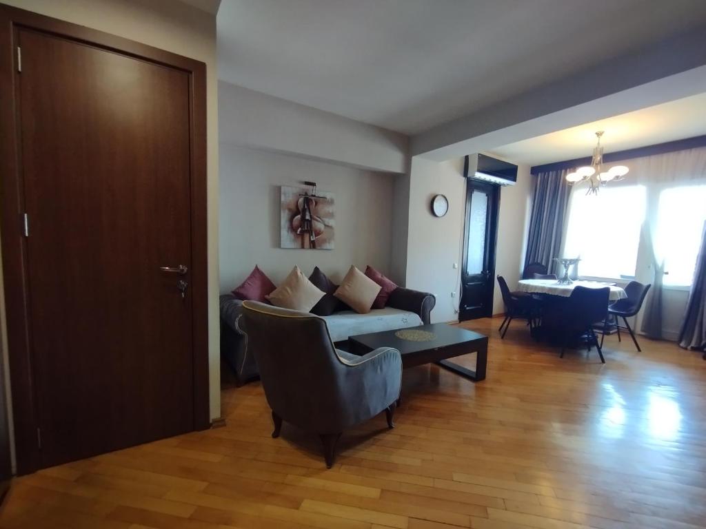 Posezení v ubytování Davka Apartments