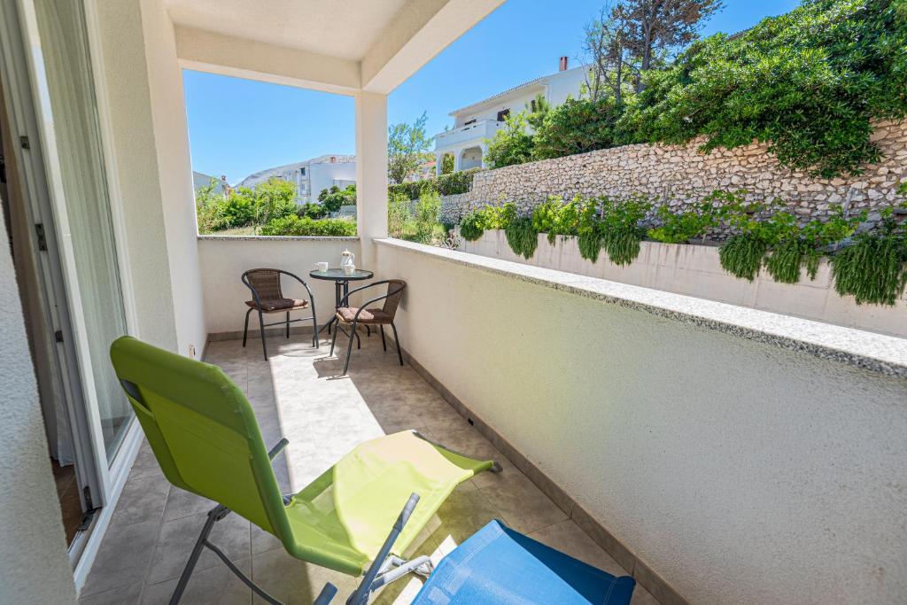 Balkón nebo terasa v ubytování Apartments Veronika