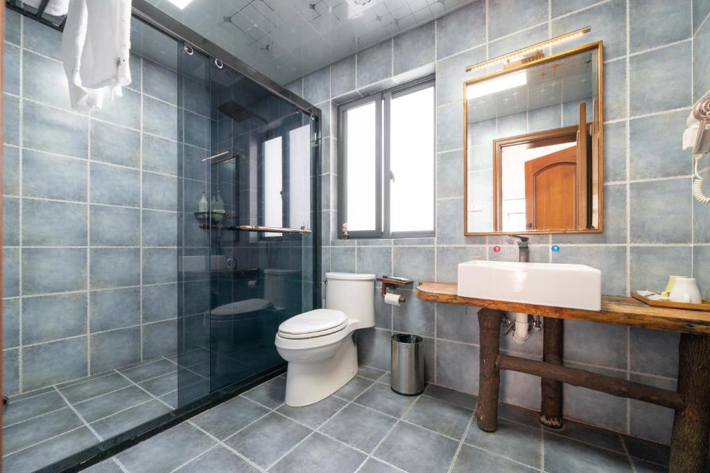 Koupelna v ubytování Shanghai nanfeng hotel-上海楠枫花园酒店