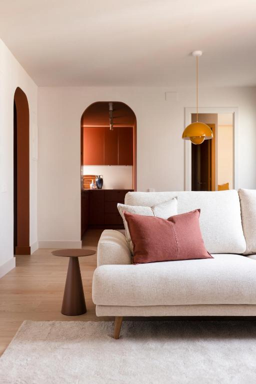 Posezení v ubytování C211 Barcelona Apartments