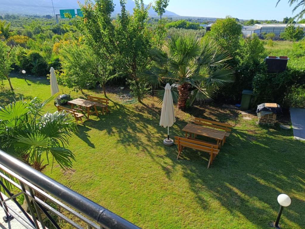 Zahrada ubytování Dimis apartments