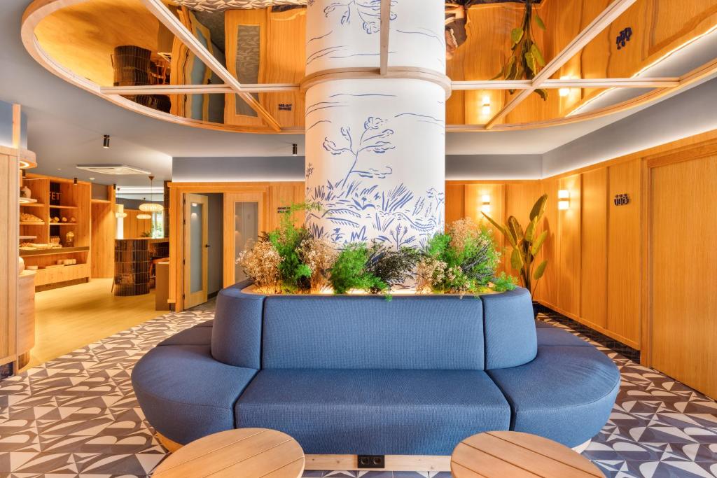 Posezení v ubytování B&B HOTEL Braga Lamacaes