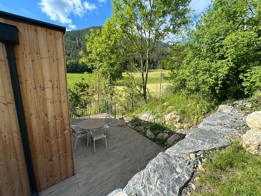 Zahrada ubytování Die Feigenterrasse beim Semmering
