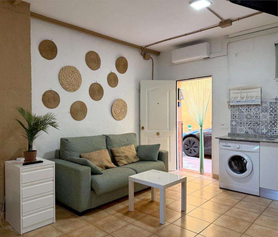 Posedenie v ubytovaní Apartamento Huelin, A 5 MINUTOS A PIE DE LA PLAYA